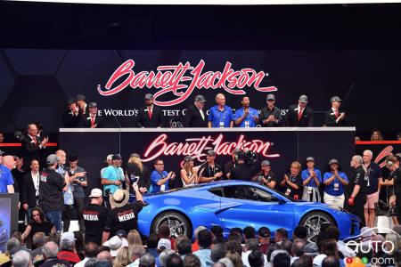 The first Corvette E-Ray was bought by Rick Hendrick for $1.1 million